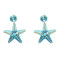 E-6783 Starfish Earrings For Women Acrylic Beads Elegant Beach Charms Drop Earrings
