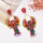 E-6782 Exaggerated and personalized acrylic lobster earrings