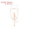 B-1382 Butterfly Women Bracelet Tassel Statement Open Arm Chains Bracelets