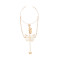 B-1382 Butterfly Women Bracelet Tassel Statement Open Arm Chains Bracelets