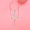 B-1382 Butterfly Women Bracelet Tassel Statement Open Arm Chains Bracelets