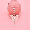 B-1382 Butterfly Women Bracelet Tassel Statement Open Arm Chains Bracelets