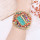 B-1383 Ethnic Colorful Brown Acrylic Beads Bracelet for Women Party Jewelry Accessories