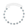 N-8469 Ethnic coins inlaid with gemstones, gold and silver alloy, women's waist chain