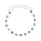 N-8469 Ethnic coins inlaid with gemstones, gold and silver alloy, women's waist chain
