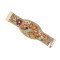 B-1384 Ethnic Colorful Brown Acrylic Beads Bracelet for Women Party Jewelry Accessories