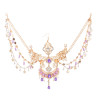 F-1253 Ethnic Women Hair Jewelry Acrylic Pendant Long Tassel Headband