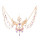 F-1253 Ethnic Women Hair Jewelry Acrylic Pendant Long Tassel Headband