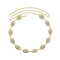 N-8470 Ethnic coins inlaid with gemstones, gold and silver alloy, women's waist chain