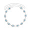 N-8470 Ethnic coins inlaid with gemstones, gold and silver alloy, women's waist chain