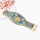 B-1388 Ethnic Green Full Cover Rice Beads Women Bracelet Jewelry Accessories