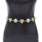 N-8472 2 Styles Vintage Gold Heart Shaped Metal Waist Chains Body Jewelry