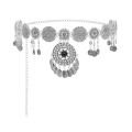 N-8475 Vintage Women Waist Chains Coin Tassel Pendant Statement Body Jewelry