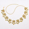 N-8476 Vintage Ethnic Heart Pattern Leaf Tassel Women Body Belly Waist Chains Jewelry