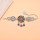 B-1393 Ethnic Colorful Crystal Women Bracelets Tassel Bangle Jewelry Accessories