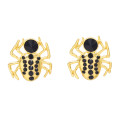 N-6786 Spider Ear Studs Women Rhinestone Metal Stud Earring Feminina