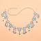 N-8485 Vintage Retro Butterfly Red Green Beads Coin Tassel Long Belly Body Chains for Women