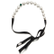 F-0134 Womens Fashion Korea Charming Leather Pearl Crystal Hair Band Head Band