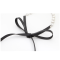 F-0134 Womens Fashion Korea Charming Leather Pearl Crystal Hair Band Head Band