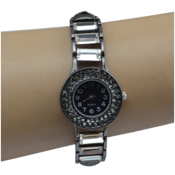 B-0844 European Watches Bangle Crystal Rhinestone Women Bracelet Quartz Watch Casual Wristwatch