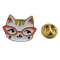 P-0369 3 Styles Cactus Tree Cat Fahsion Vintage Brooch Pins Unisex Jewelry Suit Accessories