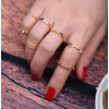 R-1437 Fashion Gold 6pcs/set 7pcs/set Vintage Joint Knuckle Nail Midi Ring Set Jewelry