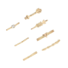R-1437 Fashion Gold 6pcs/set 7pcs/set Vintage Joint Knuckle Nail Midi Ring Set Jewelry