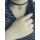 N-6787 2 Colors Black And Brown Collar Leather Chain Statement Choker  Necklace Pendants