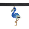 N-6794 3 Styles Bird Collar Leather Chain Statement Choker  Necklace Pendants