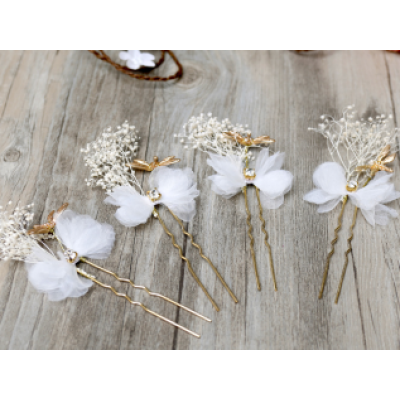 F-0406 3Pcs/1Set Fashion Women Hair Clasp Feather Alloy Chopstick Hair Stick Accessories Hairpin for Women Jewelry