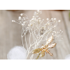 F-0406 3Pcs/1Set Fashion Women Hair Clasp Feather Alloy Chopstick Hair Stick Accessories Hairpin for Women Jewelry