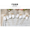 F-0406 3Pcs/1Set Fashion Women Hair Clasp Feather Alloy Chopstick Hair Stick Accessories Hairpin for Women Jewelry