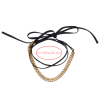 N-6816 New Fashion Bohemian Vintage Gold Statement Necklace Carved Hollow Out Flower Turkish Double Chain Choker Necklaces Women Jewelry
