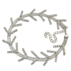 N-6847 Fashion Gold Silver Plated Choker Inlay Crystal Rhinestone Necklaces for Women Jewelry