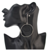 E-4133 New Fashion Gold Silver Color Circle Round Drop Earrings Statement Earring Party Jewelry
