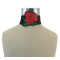 N-6860 4 Styles Boho Red Flower Thread Black Velvet Choker Necklaces For Women Party Jewelry Gift