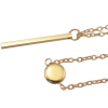 N-6867 Women Fashionable Gold Necklace Summer Choker 1 Color Pendant