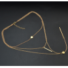 N-6867 Women Fashionable Gold Necklace Summer Choker 1 Color Pendant