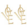 E-4159 2 Color New Fashion Gold Silber Drop Earrings Statement Earring Party Jewelry