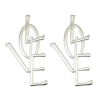 E-4159 2 Color New Fashion Gold Silber Drop Earrings Statement Earring Party Jewelry
