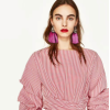 E-4173 3 Colors Bohemian Vintage Silver Tassel Earring Chain Dangle Long Earrings for Women Jewelry