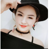 E-4177 Bohemian Round Tassel Beads Pendant Hook Earring With Small Bell for Women Jewelry