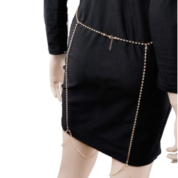 N-6897 New Fashion Bohemian Sexy Gold Bikini Belly Chain Body Chain Women Summer Beach Jewelry