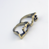 R-0678 Bronze Retro Love Shape Rings for Vintage Women Bohemian Party Jewelry