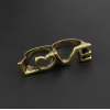 R-0678 Bronze Retro Love Shape Rings for Vintage Women Bohemian Party Jewelry