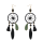 E-4093 Fashion Boho Long Feather Drop Earrings Gold Plated Thread Tassel Party Earring Birthday Gift