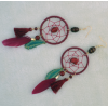 E-4093 Fashion Boho Long Feather Drop Earrings Gold Plated Thread Tassel Party Earring Birthday Gift