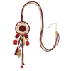 N-6909 5 Colors Bohemian Fashion Gold Plated Chain  Beads Rhinestone Tassel Necklace For Women Jewelry Summwe