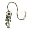 N-6909 5 Colors Bohemian Fashion Gold Plated Chain  Beads Rhinestone Tassel Necklace For Women Jewelry Summwe