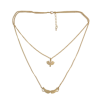 N-5531 Boho Vintage Gold Chains Necklace Wings Anchor Hand Shape Pendants & Necklaces